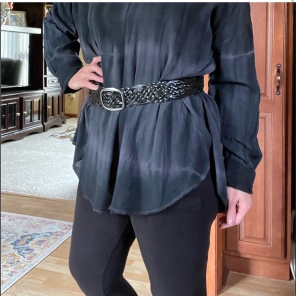 MIDNIGHT Blue Long Sleeve Tunic - Picture 3 of 6